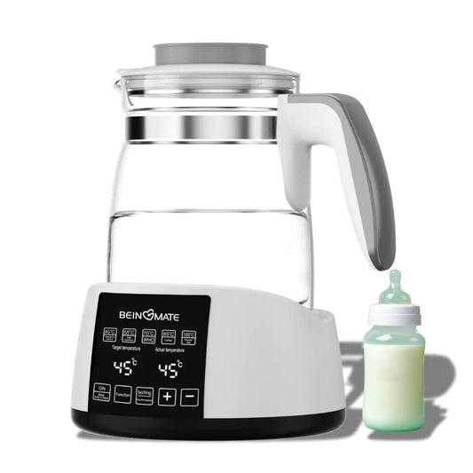 Baby Bottle Warmer Temperature Control Kettle Electric Kettle with Keep Warm Instant Milk Warmer with Temperature Control Multi-Temperature Control for Formula Breastmilk Tea Coffee Sterilizer